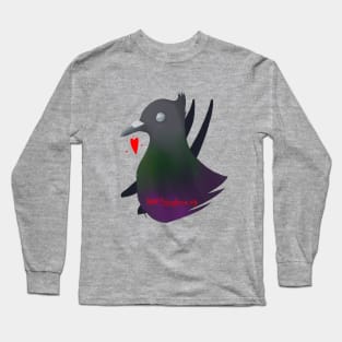 Pigeon Love by Cameron Gray Long Sleeve T-Shirt